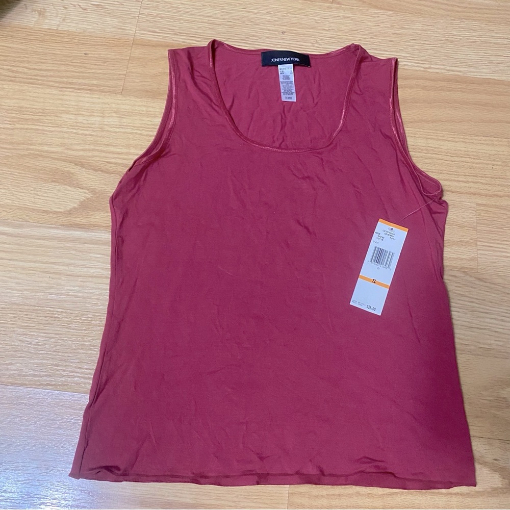 Jones New York Collection Scoop Neck Tank Top Size Small